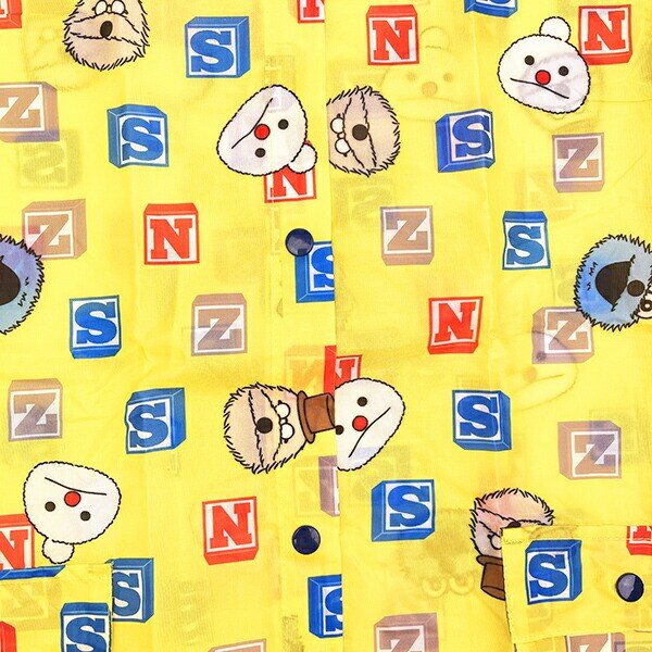 パペットスンスン リュック・ランドセルが背負えるレインコート 110～125cm キッズ