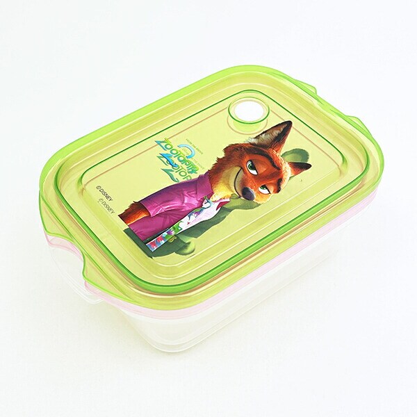 ディズニー ズートピア シールボックス500ml(2個入) ランチ キッチン Disney