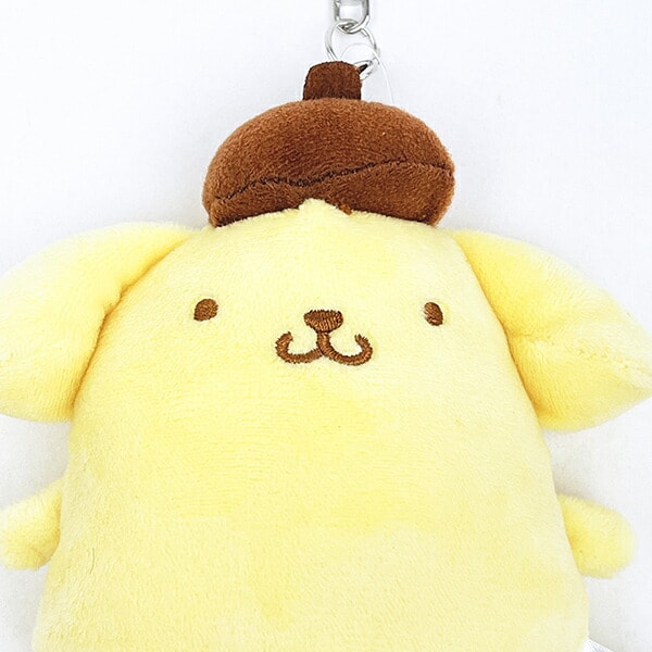 サンリオ ポムポムプリン ダイカットぬいぐるみミラー キーホルダー Sanrio