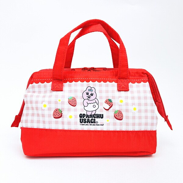 おぱんちゅうさぎ がま口型ランチバッグ(M)
