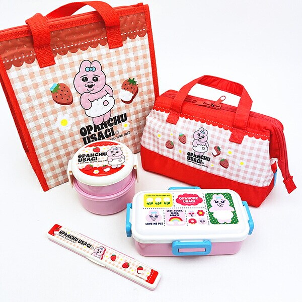 おぱんちゅうさぎ 不繊布ランチトートバッグ