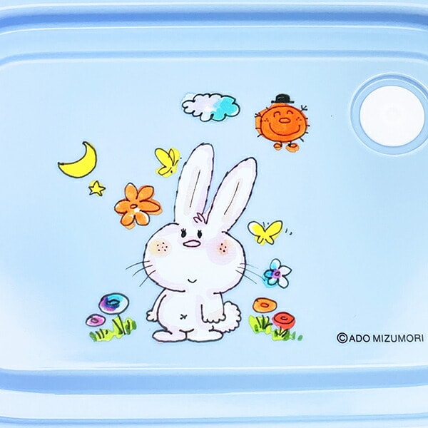 水森亜土 シールボックス 500ml (2個セット) ランチ キッチン 日本製