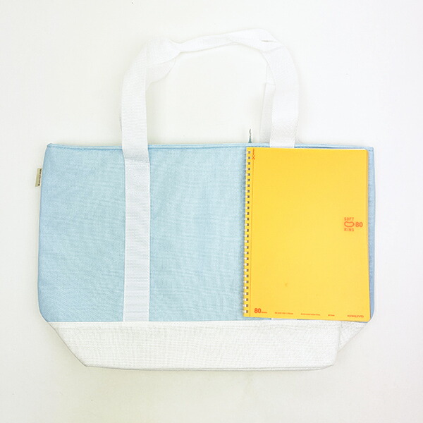 水森亜土 麻風保冷トートショッピングバッグ お買い物バッグ