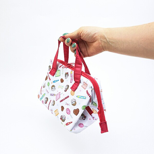 ペコちゃん ポコちゃん がま口ランチバッグ おかし 不二家