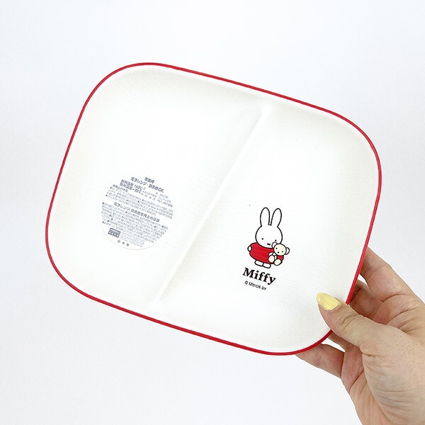 ミッフィー スクエアワンプレート ギンガムシリーズ レッド 食器 miffy 日本製