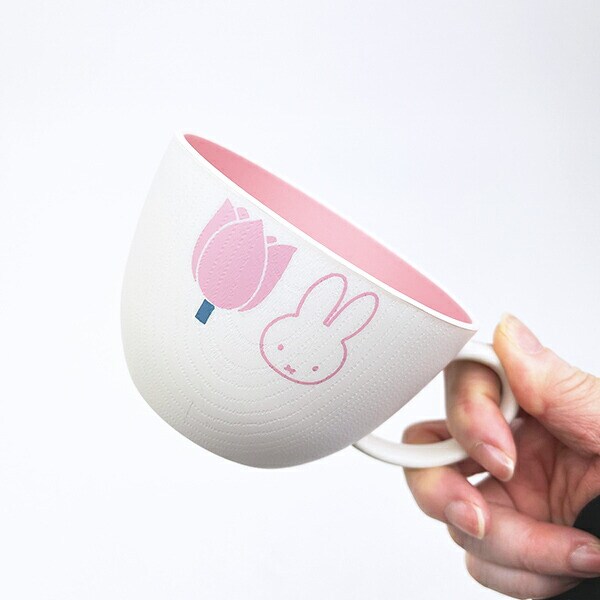 ミッフィー miffy スープマグカップ 日本製 コップ strawberry&tulipシリーズ