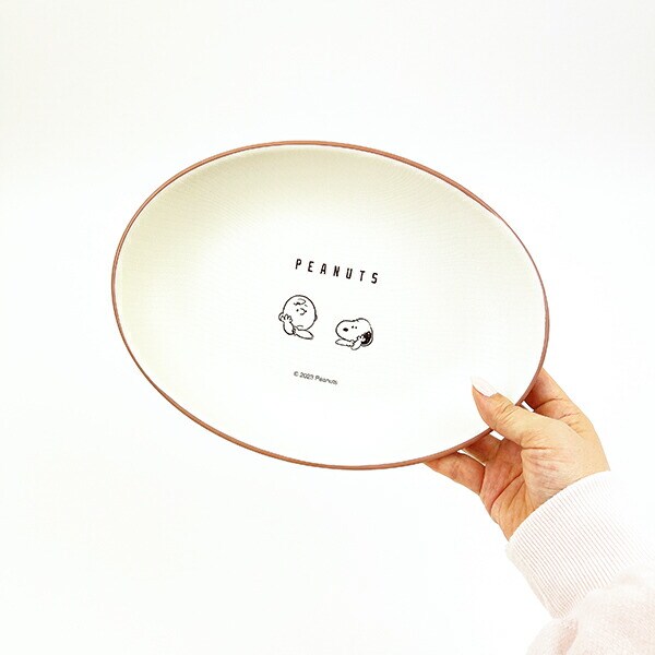 スヌーピー オーバルプレート お皿 日本製 SNOOPY
