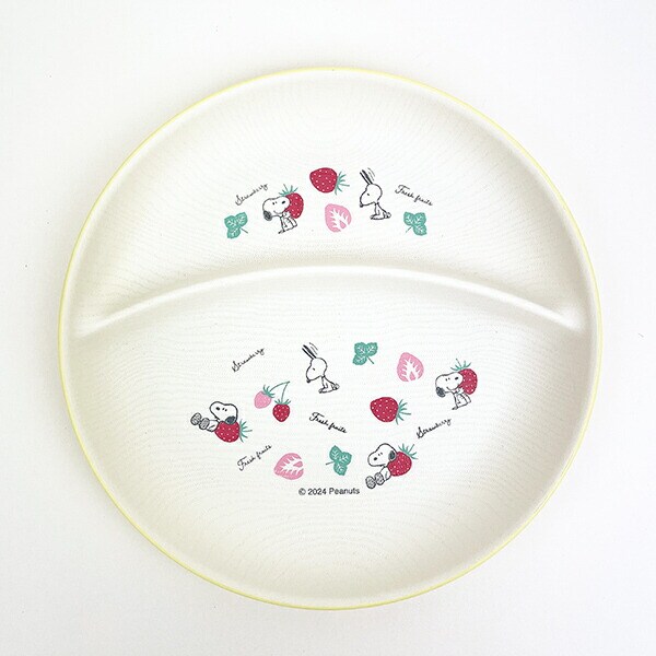 スヌーピー ラウンドプレート ストロベリー 食器 スヌーピー SNOOPY 日本製