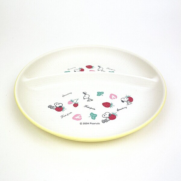 スヌーピー ラウンドプレート ストロベリー 食器 スヌーピー SNOOPY 日本製