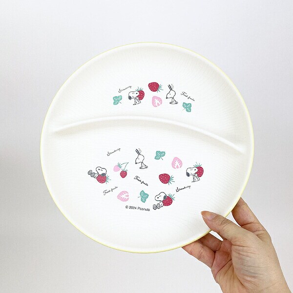 スヌーピー ラウンドプレート ストロベリー 食器 スヌーピー SNOOPY 日本製