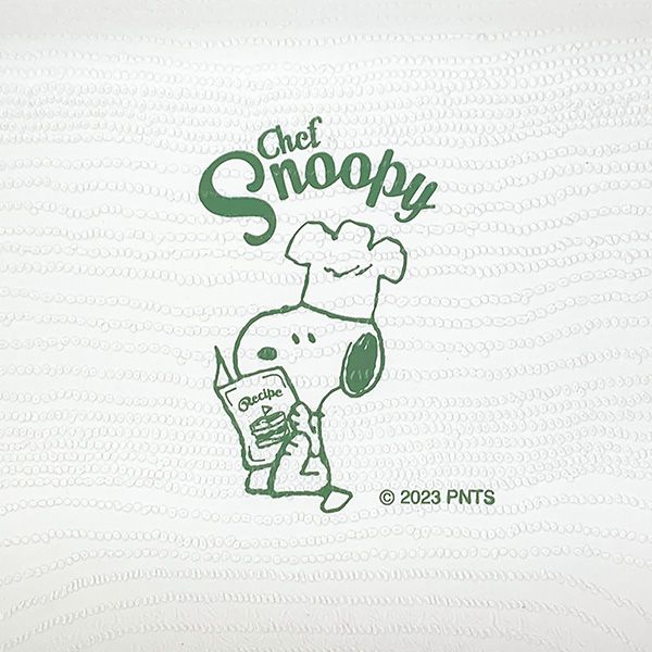 スヌーピーSNOOPY 木目調ワンプレート(L) シェフ グリーン 皿 キッチン