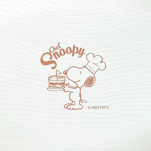 スヌーピーSNOOPY 木目調オーバルプレート シェフ オレンジ 皿 キッチン