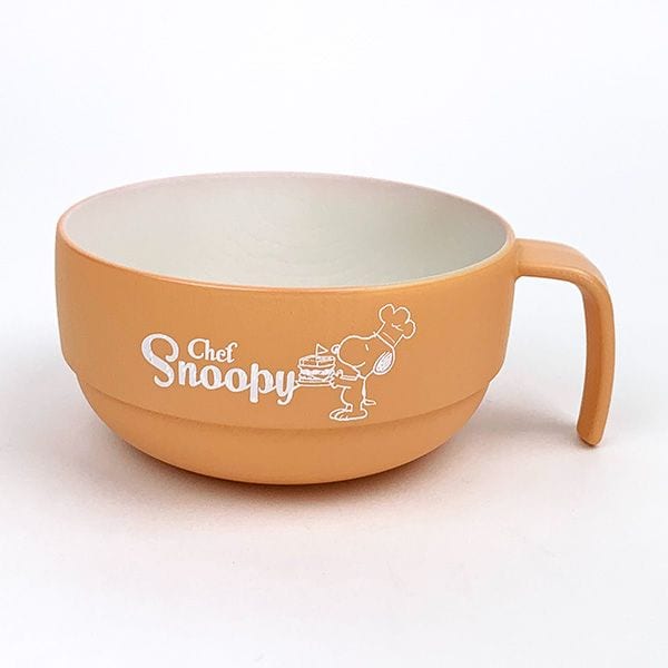 スヌーピーSNOOPY 木目調スタッキングマグ シェフ オレンジ スープカップ キッチン