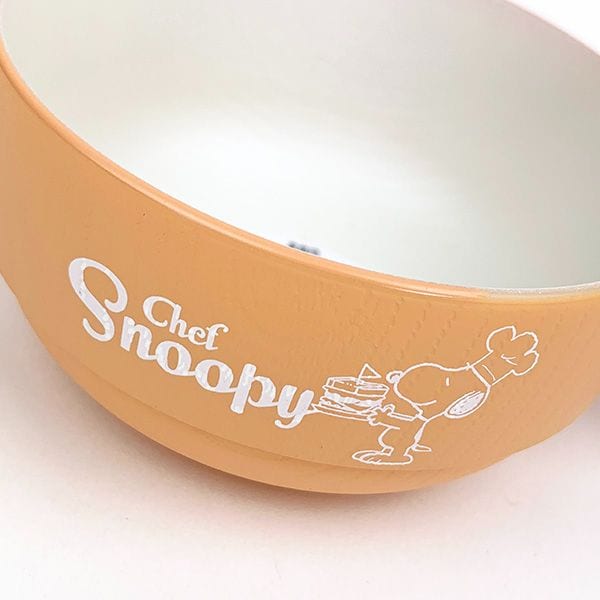 スヌーピーSNOOPY 木目調スタッキングマグ シェフ オレンジ スープカップ キッチン