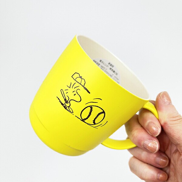 スヌーピー ウッドストック スタッキングマグ イエロー 食器 日本製 SNOOPY