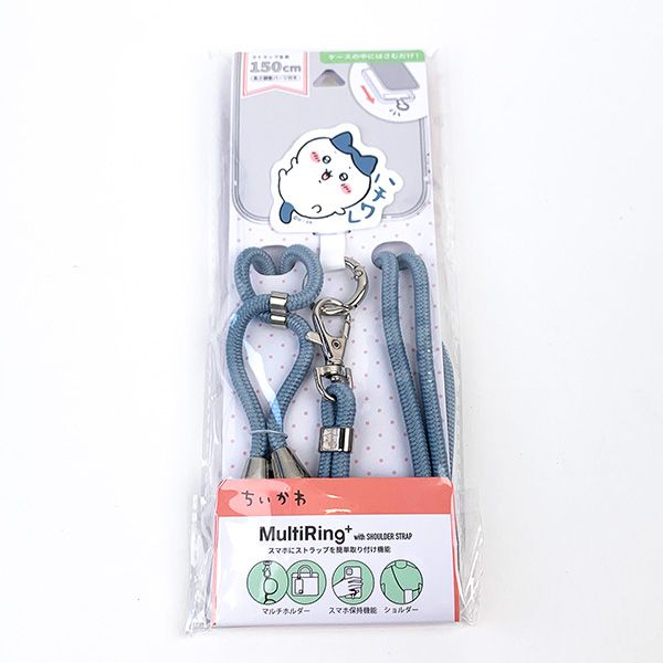 ちいかわ マルチリングプラス（はちわれ） スマホショルダー スマホストラップ スマホ関連 スマホアクセサリー