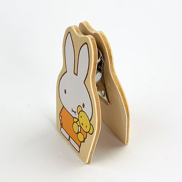 ミッフィー ダイカット メモスタンド ミッフィー＆ベア クリップ メモ挟み インテリア 日本製