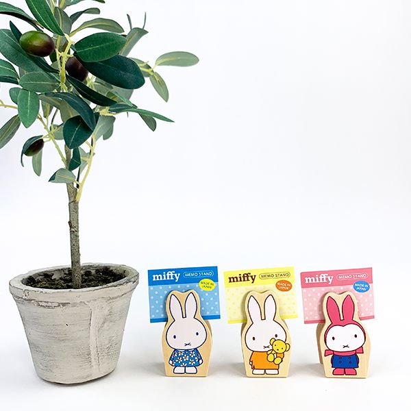 ミッフィー ダイカット メモスタンド ミッフィー＆ベア クリップ メモ挟み インテリア 日本製