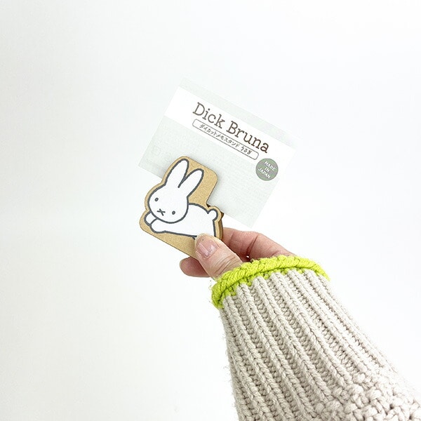 ミッフィー miffy ダイカットメモスタンド (うさぎ) 文具 クリップ