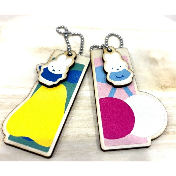 ミッフィー miffy ウッドチャーム(チェリー) キーホルダー MIFFY FRUITS 日本製