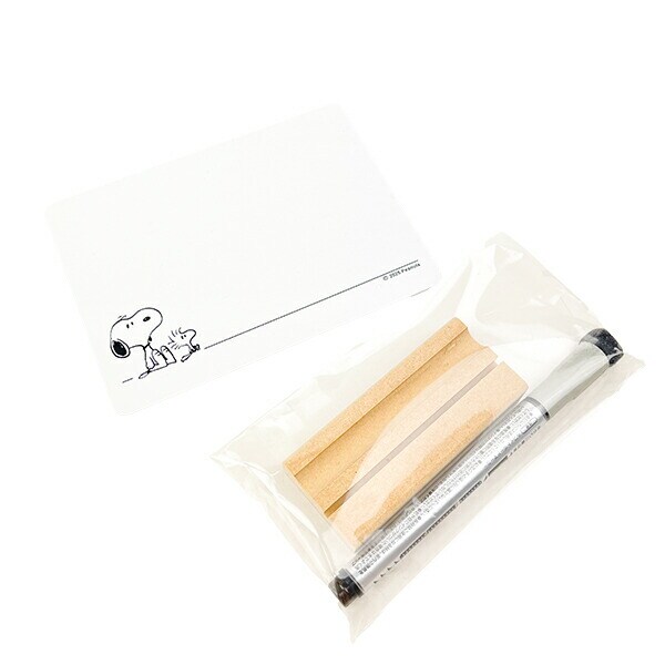 スヌーピー ウッドストック 卓上ホワイトボード&マーカーセット 日本製 SNOOPY