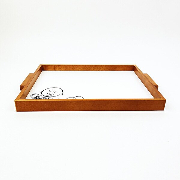 スヌーピー チャーリーブラウン ウッドトレー(L) お盆 キッチン SNOOPY 日本製