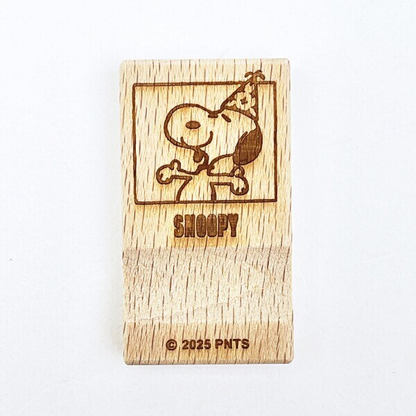 スヌーピー 木の箸置き (はしおき) パーティー 食器 PEANUTS 75th 日本製 SNOOPY