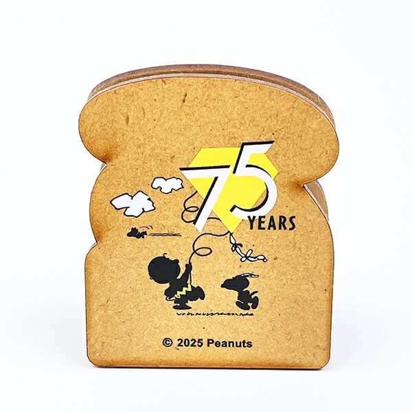 スヌーピー ダイカットメモスタンド ロゴピンク 文具 PEANUTS 75th 日本製 SNOOPY