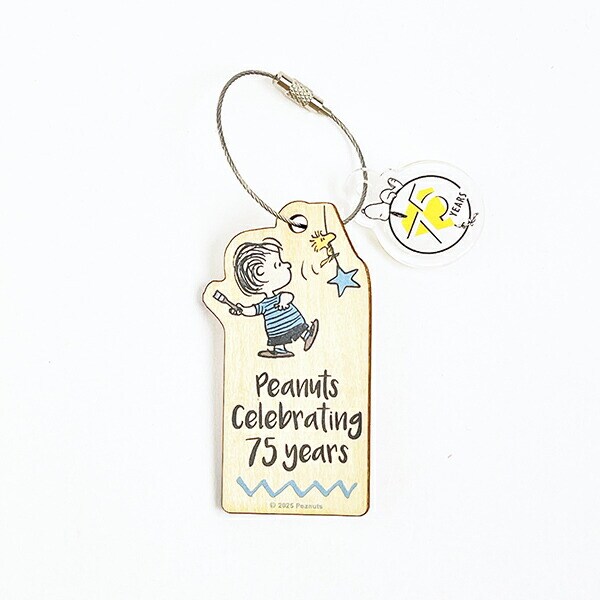 スヌーピー 木のオーナメント アクア PEANUTS 75th SNOOPY 日本製