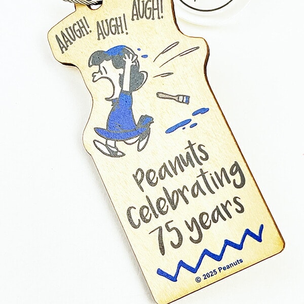 スヌーピー 木のオーナメント ネイビー PEANUTS 75th SNOOPY 日本製