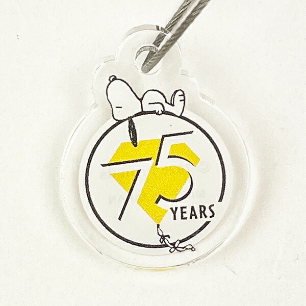 スヌーピー 木のオーナメント ネイビー PEANUTS 75th SNOOPY 日本製