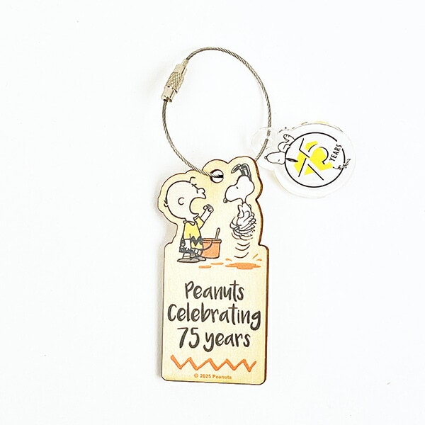 スヌーピー 木のオーナメント レッド PEANUTS 75th SNOOPY 日本製