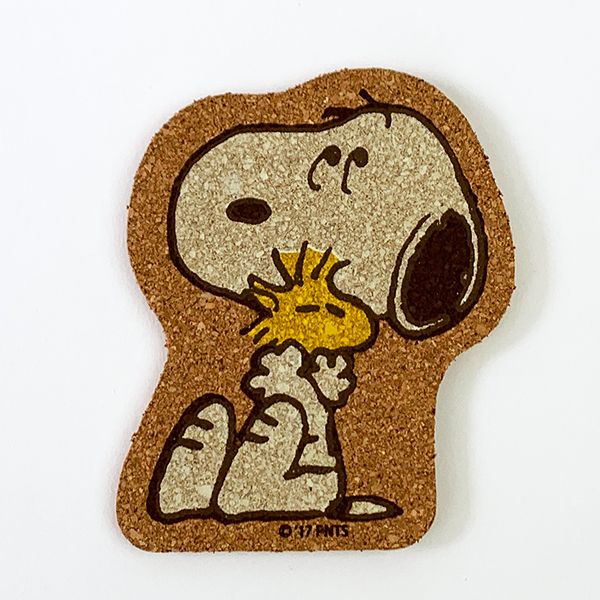 スヌーピー ダイカット コースター スヌーピー ＆ ウッドストック キッチン インテリア 日本製