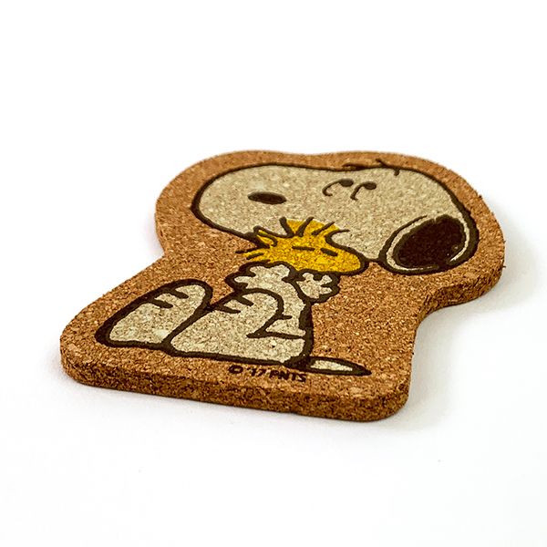 スヌーピー ダイカット コースター スヌーピー ＆ ウッドストック キッチン インテリア 日本製