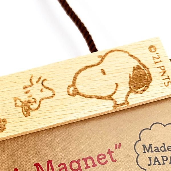 スヌーピー ウッドスティック マグネット スヌーピー ＆ ウッドストック 壁掛け 磁石 日本製