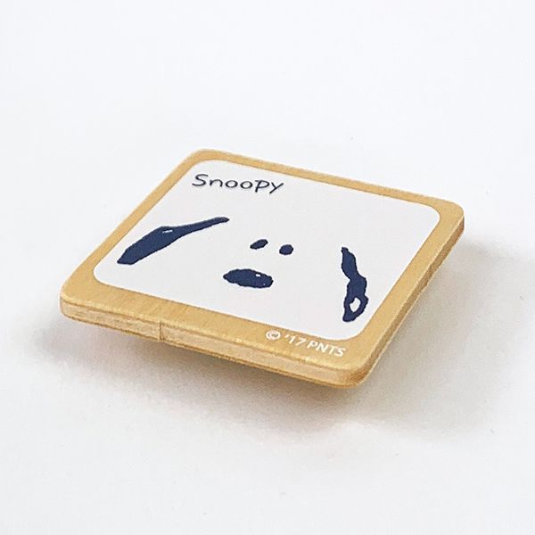 スヌーピー マグネット 3個セット スクエア フェイス 磁石 インテリア キッチン 日本製