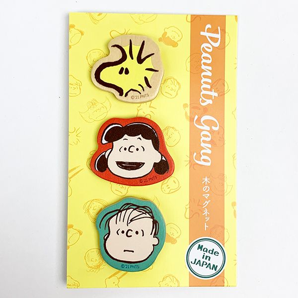 スヌーピー マグネット 3個セット ウッドストック インテリア ステーショナリー 磁石