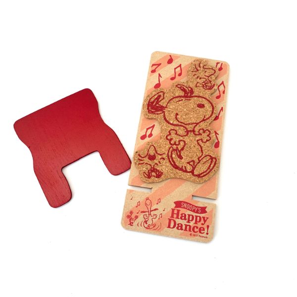 スヌーピー モバイルスタンド ハッピーダンス スマホスタンド スマホ立て iPhone 日本製