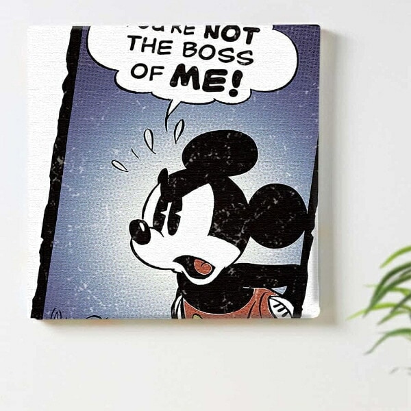 ディズニー  ミッキー  アートパネル インテリア Disney  日本製(PWD)(PWD)