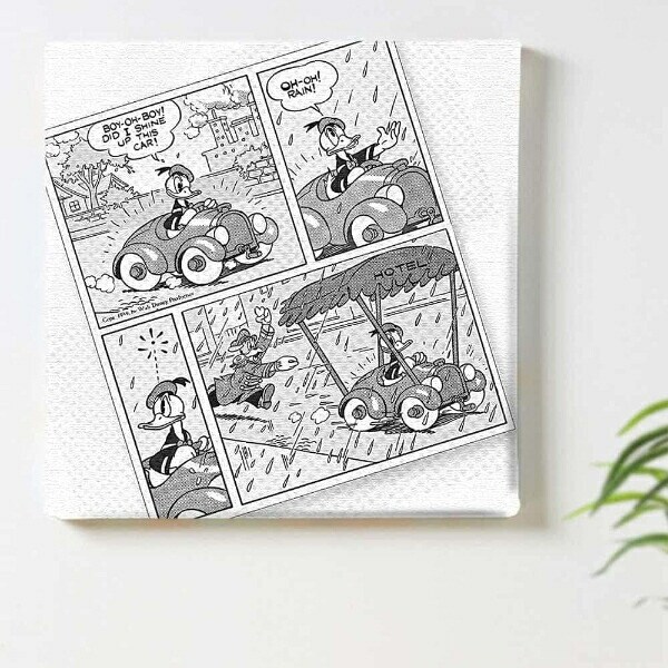 ディズニー  ドナルド  アートパネル インテリア Disney  日本製(PWD)(PWD)