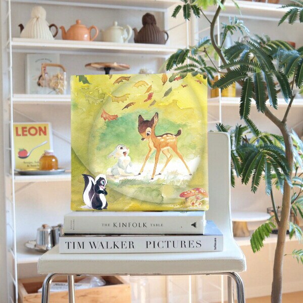 ディズニー  バンビ アートパネル インテリア Disney  日本製