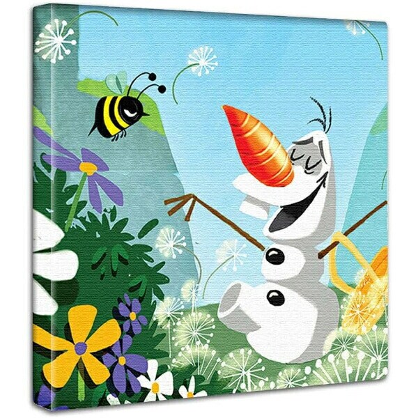 ディズニー アナと雪の女王 オラフ アナ オラフ アートパネル インテリア Disney  日本製(PWD)(PWD)