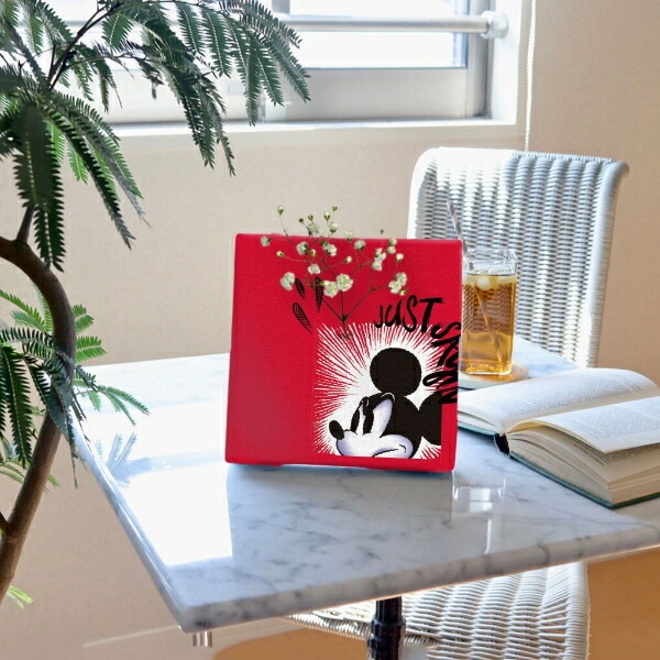 ディズニー ミッキーマウス IKEBANA 一輪挿し 花瓶 アートパネル インテリア Disney 日本製