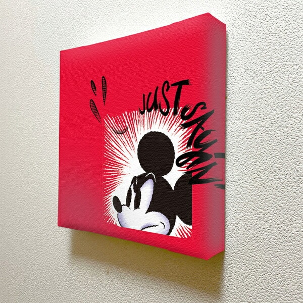 ディズニー ミッキーマウス IKEBANA 一輪挿し 花瓶 アートパネル インテリア Disney 日本製