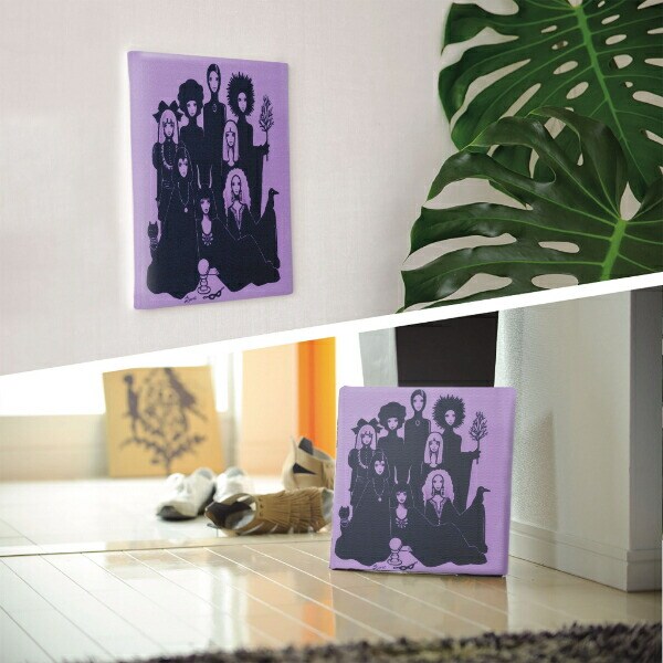 内藤ルネ キャンバスアート 八人の魔女の肖像 インテリア アートパネル