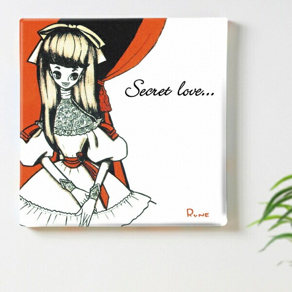 内藤ルネ キャンバスアート ジジ インテリア アートパネル