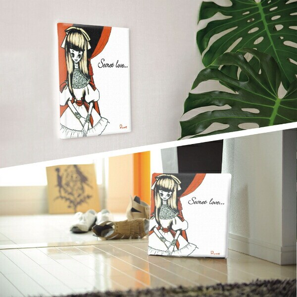 内藤ルネ キャンバスアート ジジ インテリア アートパネル