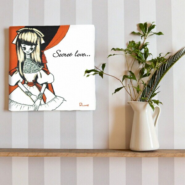 内藤ルネ キャンバスアート ジジ インテリア アートパネル