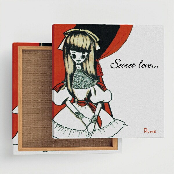 内藤ルネ キャンバスアート ジジ インテリア アートパネル