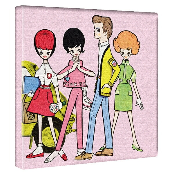 内藤ルネ キャンバスアート ドリーミィ・ジェネレーションA インテリア アートパネル